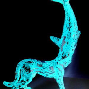 La panthère à la tête de requin bleu