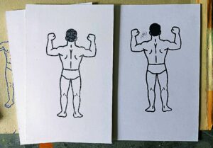 les beaux nageurs de dos